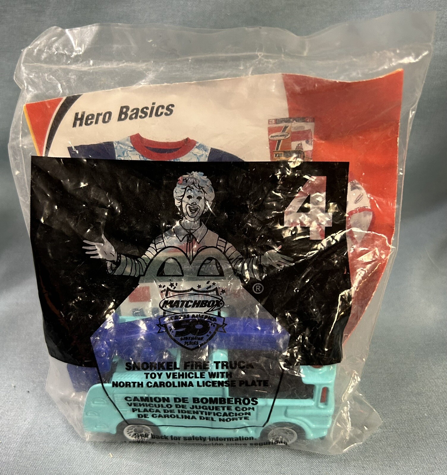 McDonalds Matchbox Across America 50th Birthday Series Snorkel Fire Truck #4