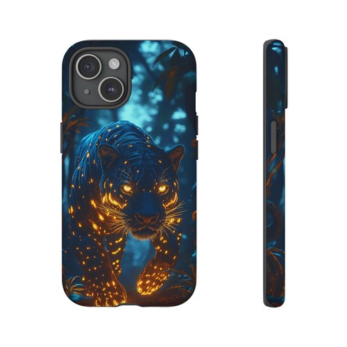 Bioluminescent Leopard Glow Phone Case for iPhone, Samsung Galaxy, Pixel - 第 57/239 張圖片