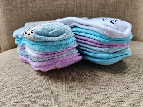Disney Fronzen Socks Kids Girl Todler Ankle Socks Set of 10 - Picture 7 of 10