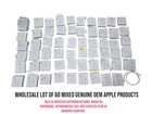 Lot Of 60 Apple - mixed genuine oem apple products -Untested - See Pictures