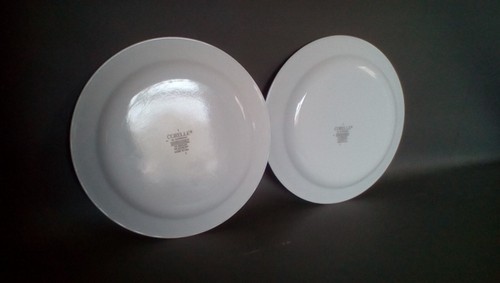 Corelle Set of 2 Bread/Dessert Plate in Blue Velvet Rose Pattern Made in U.S.A. - Picture 2 of 3