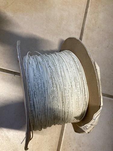 Alpha Wire 6713 #22awg EcoWire mPPE Tinned Copper Hook Up Wire 600V White /50ft - Picture 2 of 2