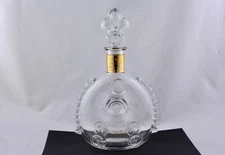REMY MARTIN LOUIS XIII COGNAC BACCARAT CRYSTAL BOTTLE DECANTER W/CHIP STOPPER