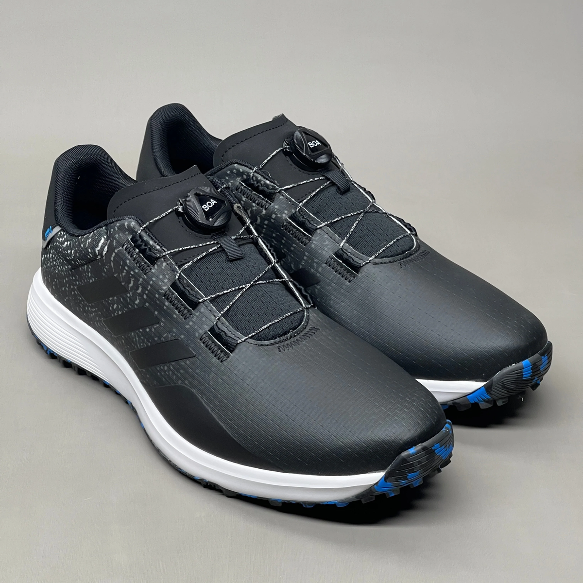 最も S2G Shoes Golf ADIDAS SL Black 12 Sz Men's Spikeless BOA 24.5cm