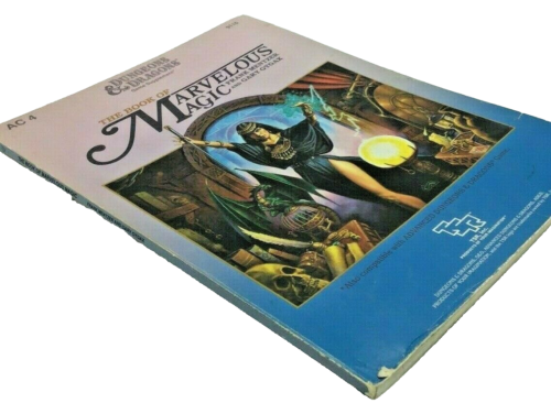 Marvelous Magic Mentzer Gygax AC 4 9116 D&D Dungeon and Dragons TSR FP 1985 PB - Picture 2 of 3