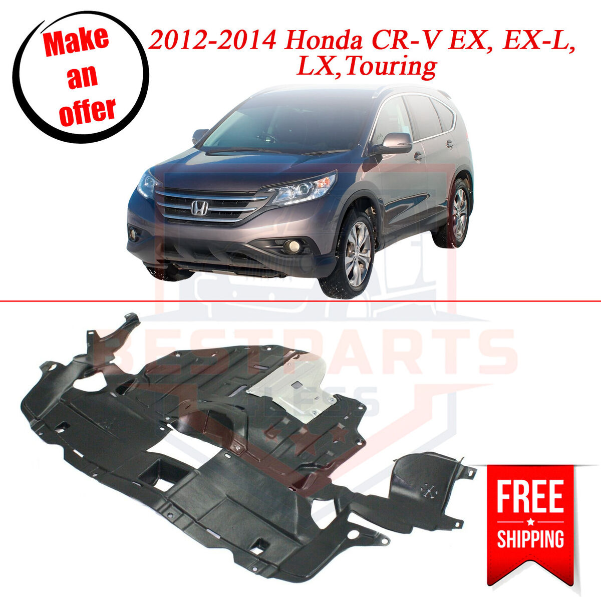 Full Hood & Fender + Mirror Kit | HONDA CR-V 2014 Full Hood & Fender + Mirror Kit | HONDA CR-V 2014