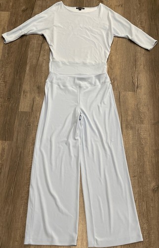 Boston Proper Baby Blue Lounge Travel Coordinated Set Size M