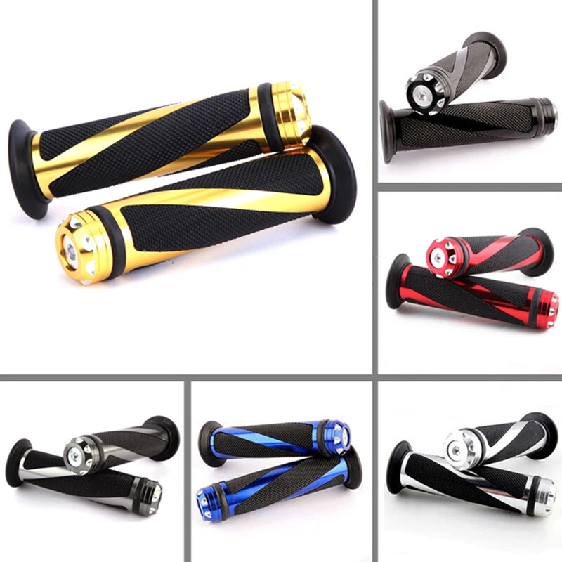 BICICLETAS DE MOTOCICLETA 7/8" PUNHOS DE MÃO BARRA GEL PARA YAMAHA R1 R6 HONDA CBR600RR - Imagem 2 de 4