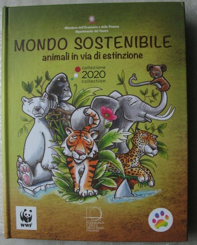 Italy 5 Euro 2020 Proof Coin Sustainable World Series Tiger NGC PF69 IPZS Book - Picture 5 of 5