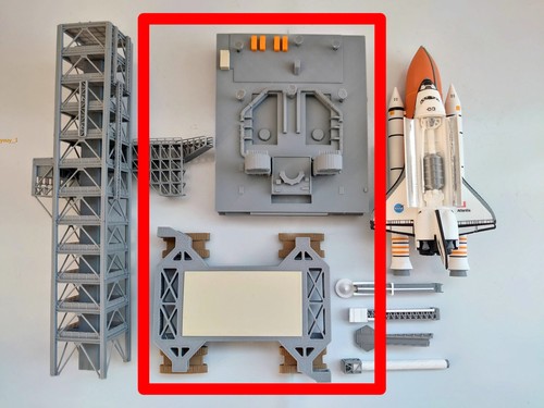 1/400 Space Shuttle Discovery Launcher Platform bemalt Modell Sammlung Geschenke - Bild 12 von 29