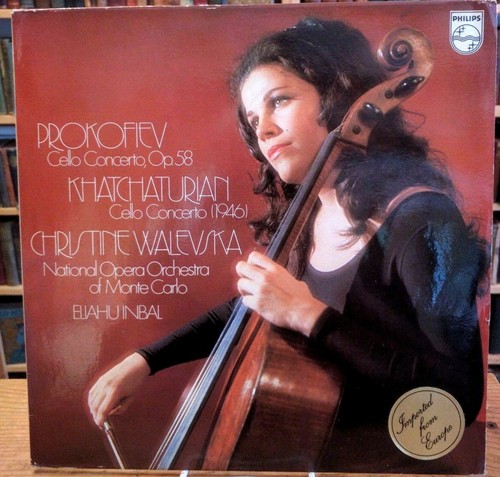 Christina Walevska Cello Concerto Op 58 Philips 6500 518 1973 Dutch Promo LP - Bild 1 von 6