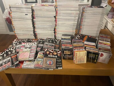 MOJO MUSIC MAGAZINES 1995 to 2009*Sealed magazines, and CD s, £2.50 a magazine