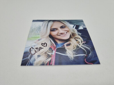 LISA / TRUCKER BABE signed Foto 10x10 Autogramm (364)