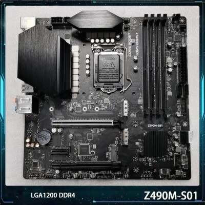 MSI Z490M-S01 LGA 1200 DDR4 Intel Z490 SATA 6Gb/s Micro ATX Intel ...
