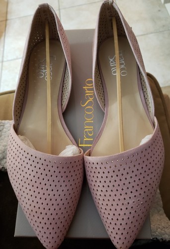 Franco Sarto Pink Suede D'Orsay Flat Women's 8B - Picture 8 of 8