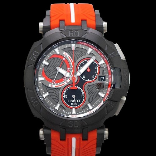 NOS TISSOT T-RACE JORGE LORENZO 2017 T092.417.37.061.02 Men's watch chronograph - Picture 2 of 15