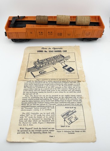 Lionel # 3562-75 Betriebsfasswagen mit Anleitung - Bild 1 von 17