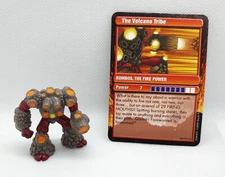 Gormiti Volcano Tribe: Bombos, the Fire Power - 2.5in. Action Figure w/ Card