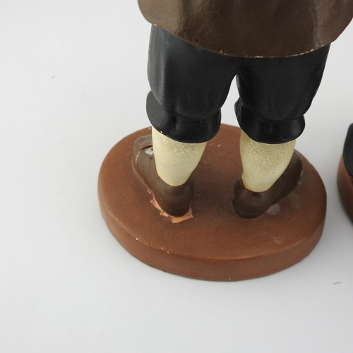 2 Figurine Vintage Midwest Ringraziamento Pellegramma Uomo Donna 11" T Decorazione Autunno - Foto 10 di 11