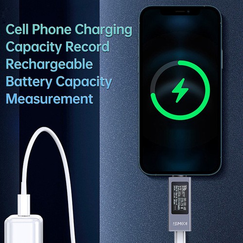 USB Type-C Power Tester Digital Voltage Current Capacity Meter DC4-30V 0-12A - Bild 58 von 60