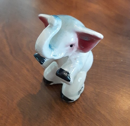 Vintage 3" Standing  Elephant Figurine Made in Japan - Picture 1 of 8