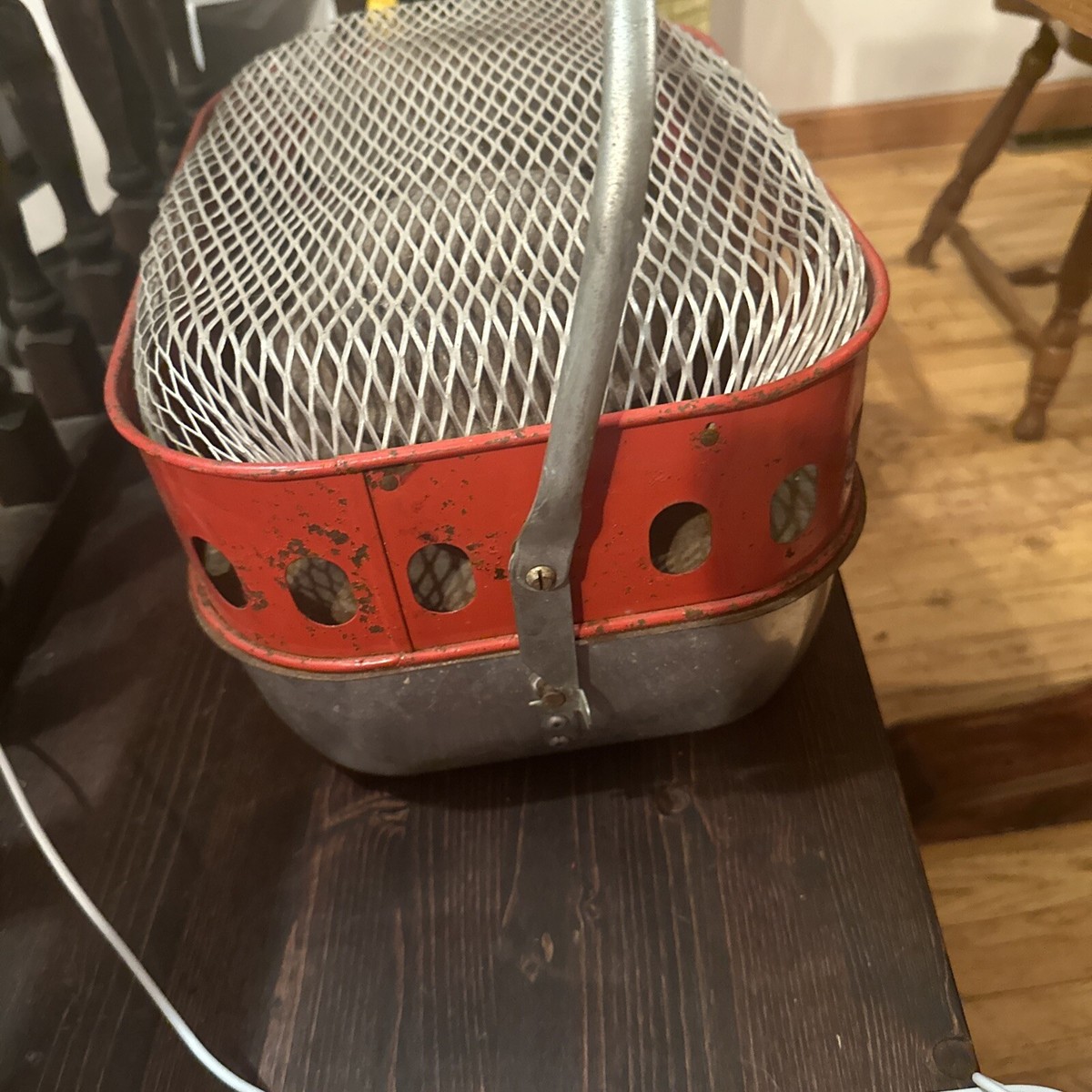 Vintage alita Portable 2 cap Camping Heater. w handle Made Vintage alita Portable 2 cap Camping Heater. w handle Made