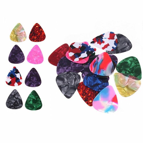 20 Pieces Guitar Picks Various Colors and Patterns Cool Design R8W5 - Picture 4 of 7