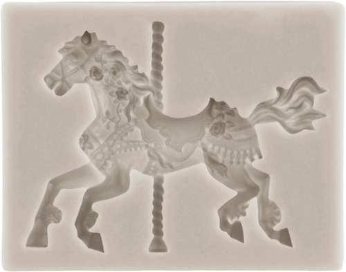 Sijiangmold Carousel Horse Silicone Fondant Molds Merry-Go-Round Chocolate Gum P - Picture 6 of 12