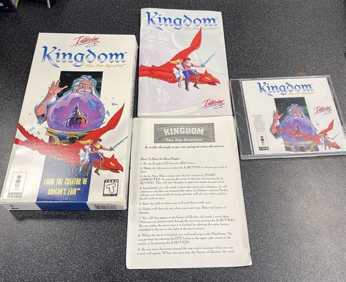 Kingdom The Far Reaches 3DO 1995 CIB Long Box (Disc Is Factory Sealed) - Picture 5 of 10