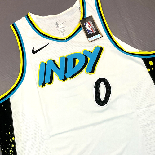 New Tyrese Haliburton Indiana Pacers Vaporknit Sewn Authentic Jersey XL 52 $200