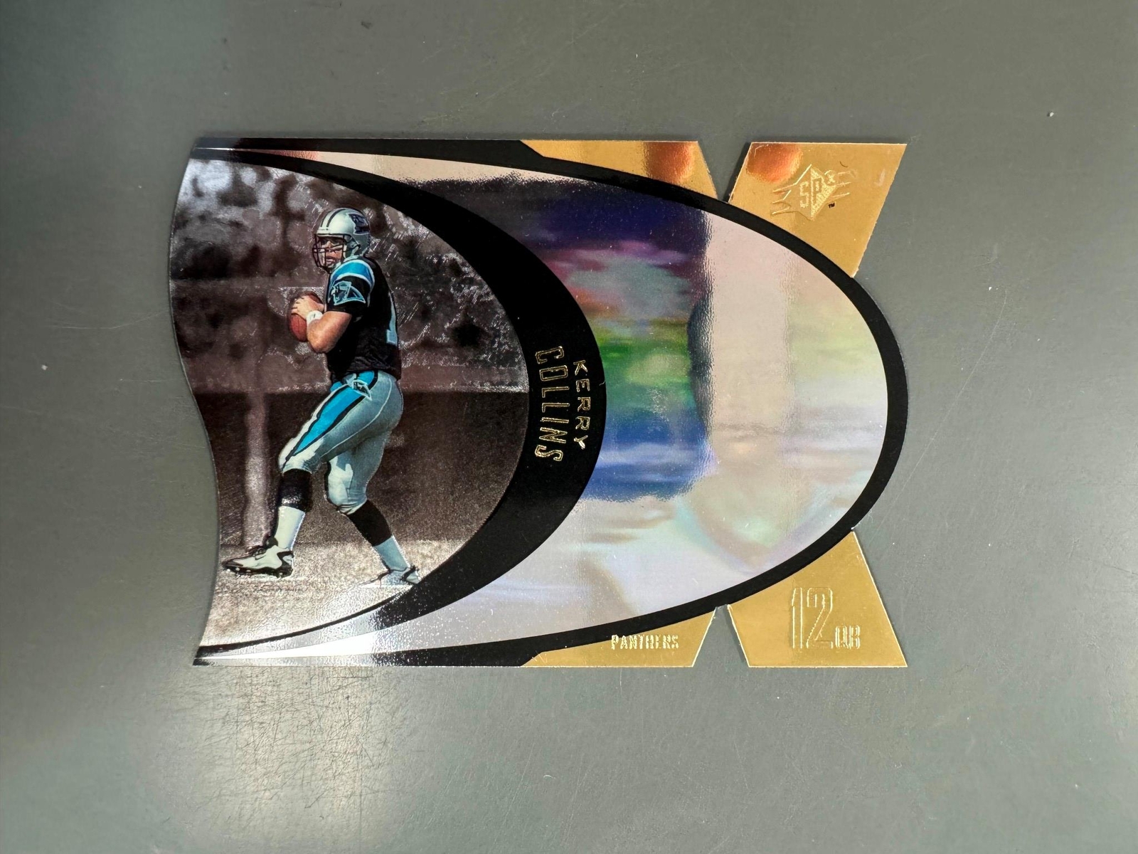Kerry Collins 1997 SPX Gold Football Card #SPx20 Carolina Panthers A12