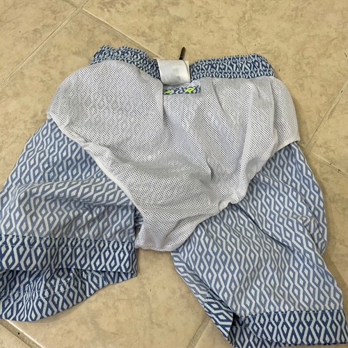 Crewcuts J Crew Kids 7 Shorts Swim Trunks Geometric mesh lining pockets EUC - Picture 10 of 11