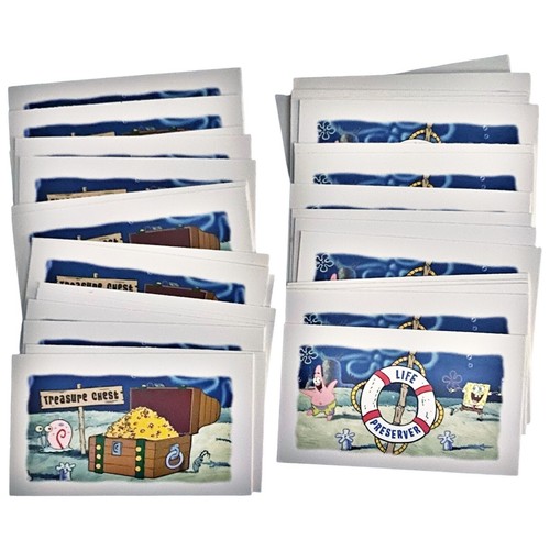 MONOPOLY Spongebob Squarepants ☆ Replacement Treasure Chest Life Preserver Cards - Picture 2 of 4