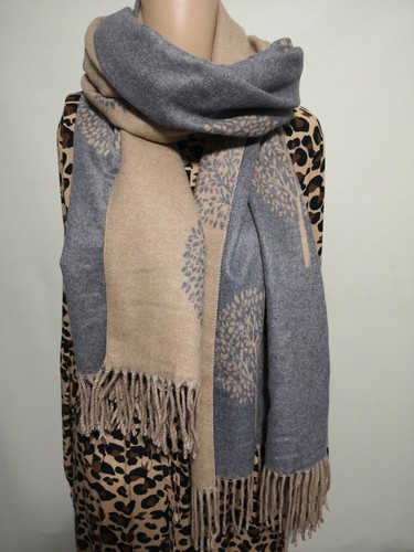 Ladies Scarf Long Soft Mulberry Trees Scarves Soft Cashmere Touch Tassels UK - Picture 41 of 73