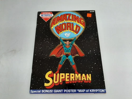Vintage 1973 DC Metropolis Edition Amazing World Of Superman Giant Comic EX/NM
