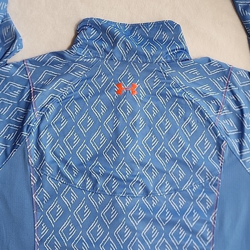 Women's Under Armour 1/2 Zip Iso-Chill Heat Gear Shirt, Blue, Medium, Pre-Owned - Picture 5 of 10