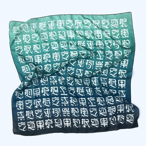 Cryptik- "The Prophet" Ltd. Ed. Silk Scarf  W/ signed & Numbered COA - Picture 1 of 5