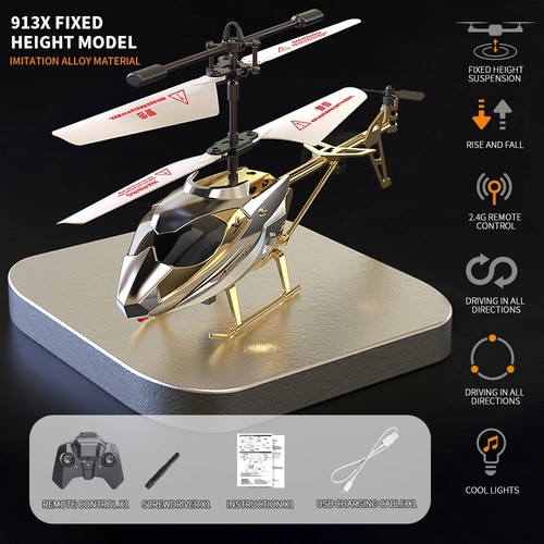 Lo último RC Helicóptero Recargable Seguro Control Remoto Drone Genial Mini Juguetes para Niños - Imagen 18 de 45