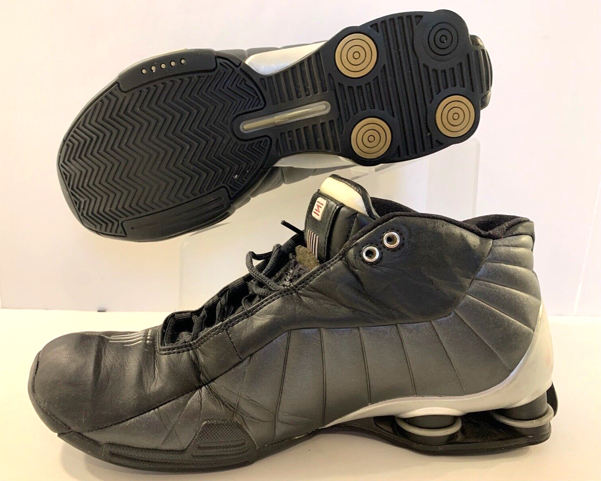 Vintage Nike Shox BB4 Vince Carter Black Metallic Silver Vintage Nike Shox BB4 Vince Carter Black Metallic Silver
