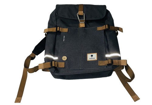 Faguo Rucksack Herren dunkelgrau melange recyceltes Polyester