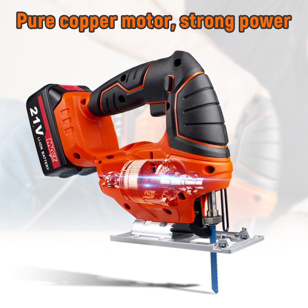 JIG-SAWページ Cordless Jigsaw 21V Lithium-Ion Battery Variable Speed