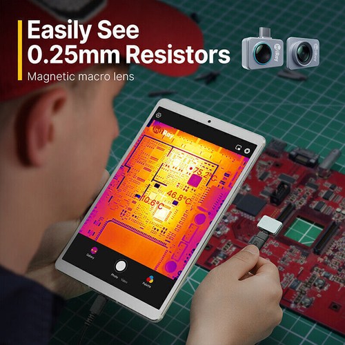Xinfrared InfiRay P2 Pro 256x192 Wärmebildkamera 9g iOS Blitz + Makroobjektiv - Bild 2 von 14