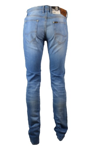 Jeans Uomo Lee Luke Elasticizzato Slim Fit Chiari Skinny w30 w33 a Vita Bassa 48 - Foto 6 di 28