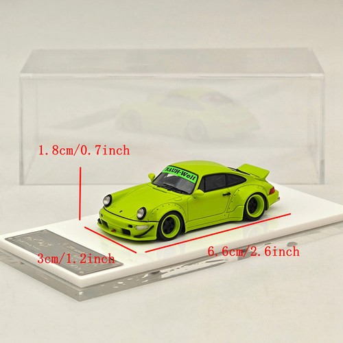 1/64 XKE Porsche 964 RWB RAUH-Welt BEGRIFF Apple Green Resin Models Car - Picture 4 of 8