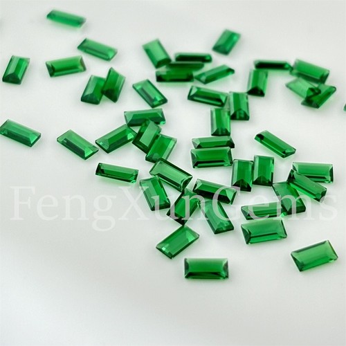 1.5x3~3x6 Rectangle Shape Baguette Loose Ruby Synthetic Spinel For Jewelry Ring - Picture 6 of 24