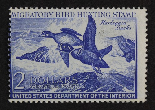 CKStamps: US Federal Duck Stamps Collection Scott#RW19 $2 Mint H OG Gum Disturb - Picture 1 of 2