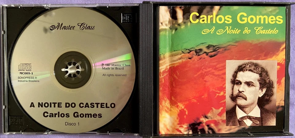 Carlos Gomes: A noite do castelo - Benito Juarez 2 CD Set 1997 Master Class Live - Image 3 of 4