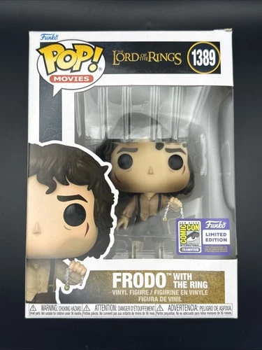 Funko Pop! Movies The Lord of the Rings Frodo with The Ring #1389 SDCC W/protect