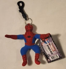 Vintage 2003 MARVEL SPIDER-MAN Plush KEYCHAIN