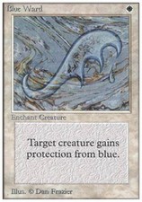 Blue Ward - Medium Play MTG Unlimited